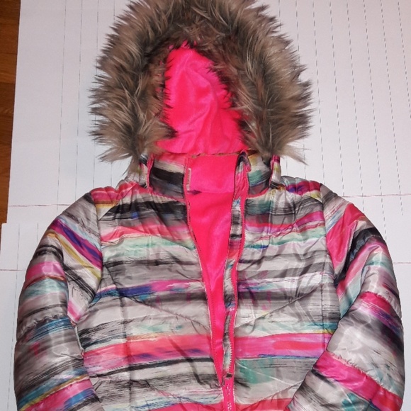 So Brand girl's parka puffer coat. Size 14 - Picture 2 of 8